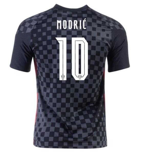 2020 EURO Croatia Away Kit Soccer Jersey LUKA MODRIĆ #10